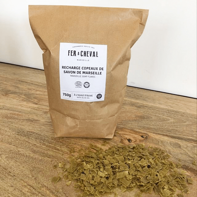 Copeaux de savon de Marseille olive en vrac (recharge) – 750 g – Image 3