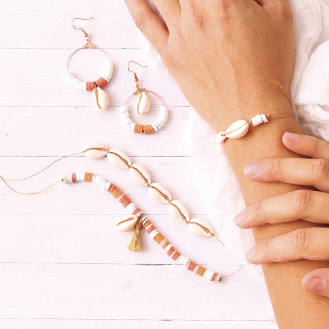 KIT DIY : Bijoux coquillage à faire soi-même