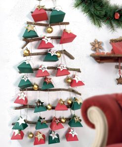 Kit pour faire son propre calendrier de l&rsquo;Avent – boîtes pyramides