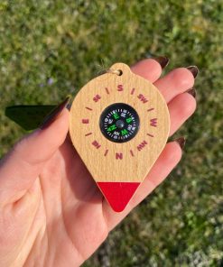Boussole pour enfants en bois