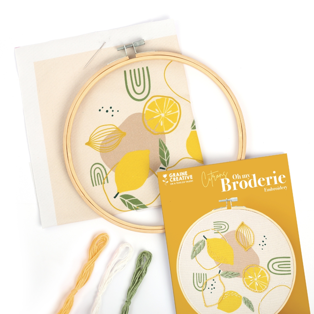 Kit broderie : Citron – Image 4