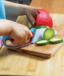 Couteau enfant bleu et rouge – Chefclub