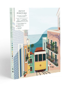 Kit peinture au numéro Lisbonne 24,5 cm x 32,5 cm 