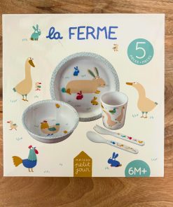 Service enfant 5 pièces – La ferme des animaux