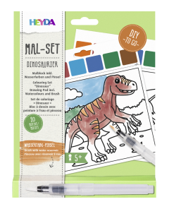 Set de coloriage « dinosaure » peinture à l&rsquo;eau
