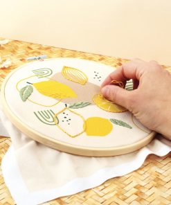 Kit broderie : Citron