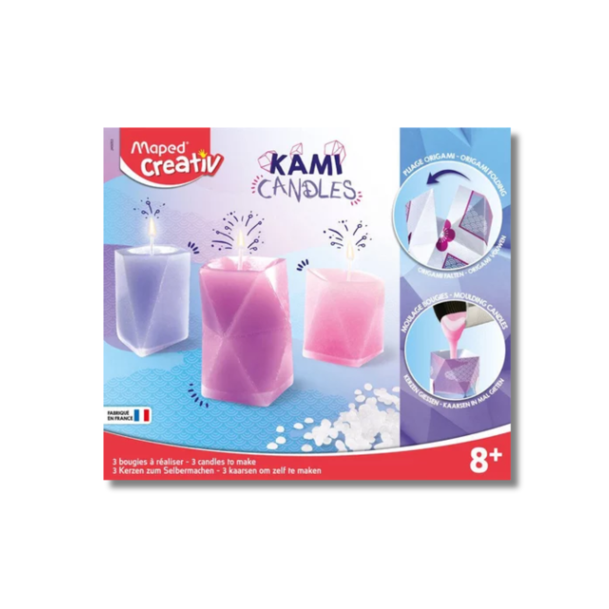 Kit de moulage bougies origami – Maped