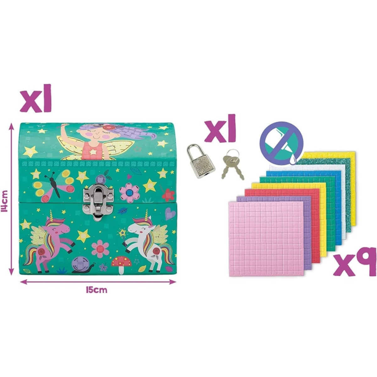 Kit DIY Mosaïque – Personnalise ta Boîte à Secrets – Image 2