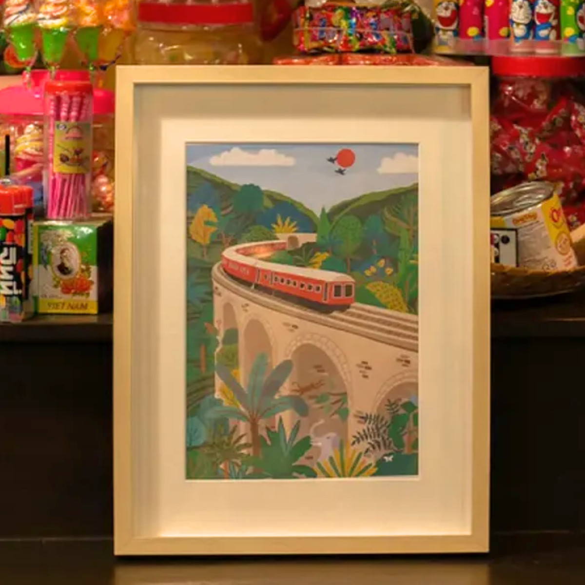 Kit peinture au numéro Sri Lanka 24,5 cm x 32,5 cm – Image 3