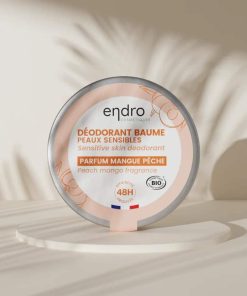 Déodorant de voyage solide « peaux sensibles » BIO – Mangue pêche