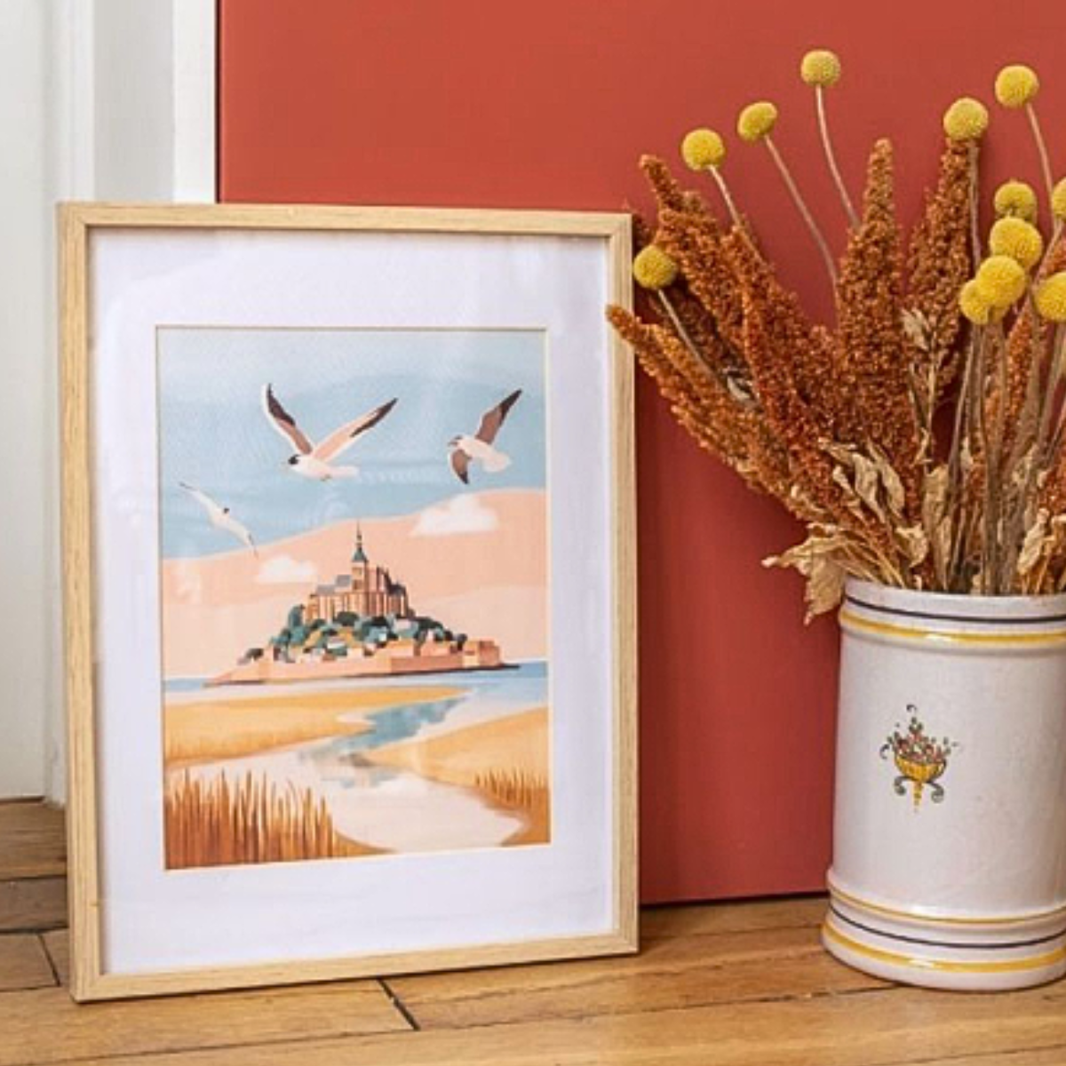 Kit peinture au numéro Mont Saint-Michel 24,5 cm x 32,5 cm – Image 2