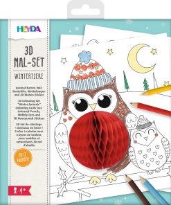 Kit de Coloriage 3D – Animaux de l’Hiver
