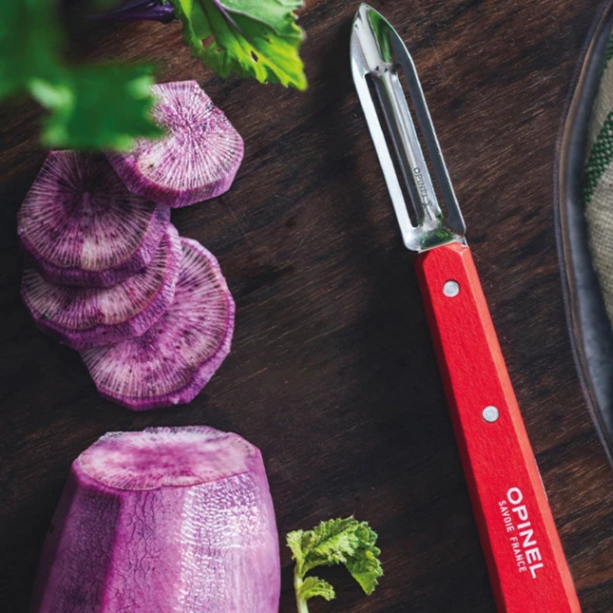 Couteau éplucheur n°115 OPINEL – Rouge – Image 2