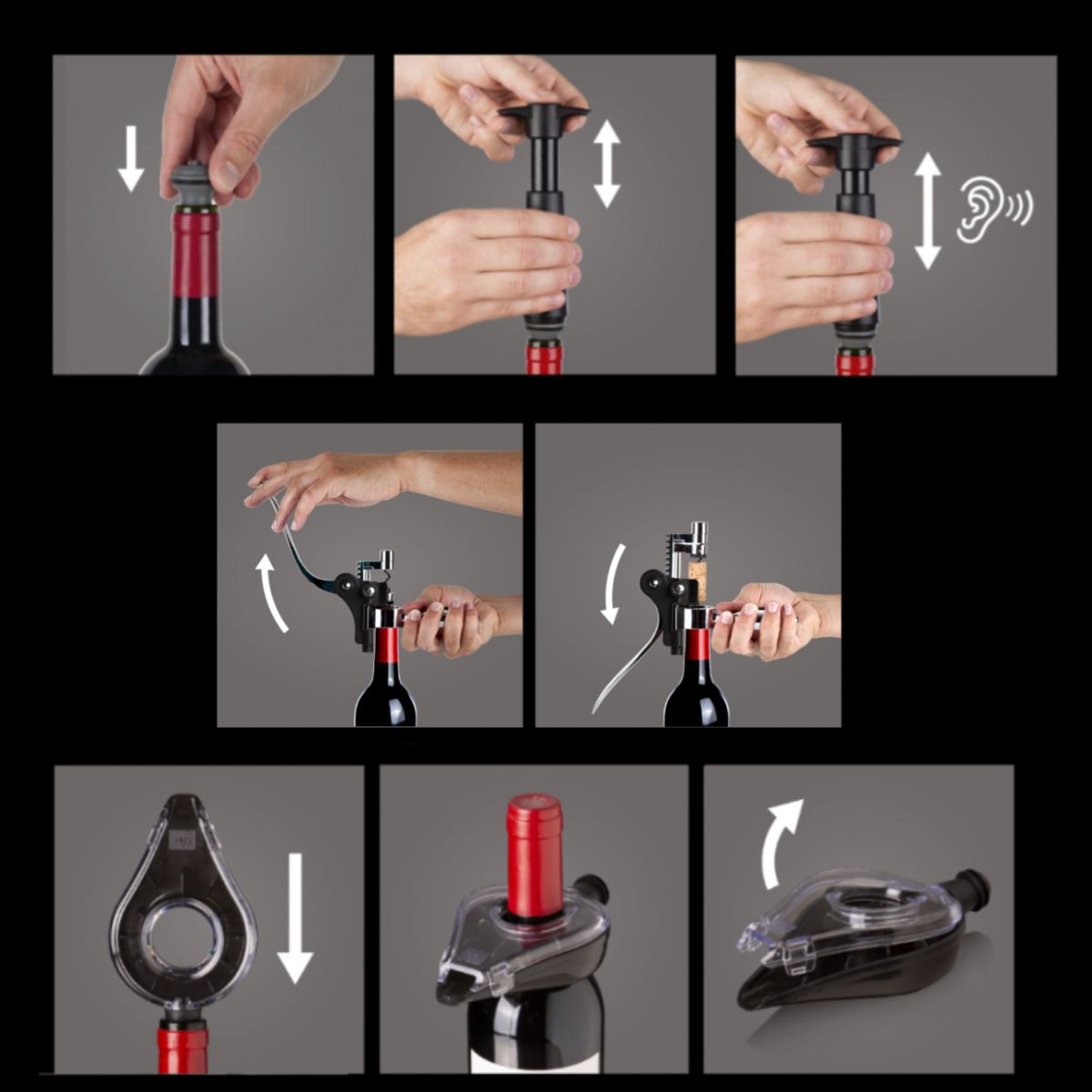 Coffret de service à Vin Aix Deluxe – Image 4