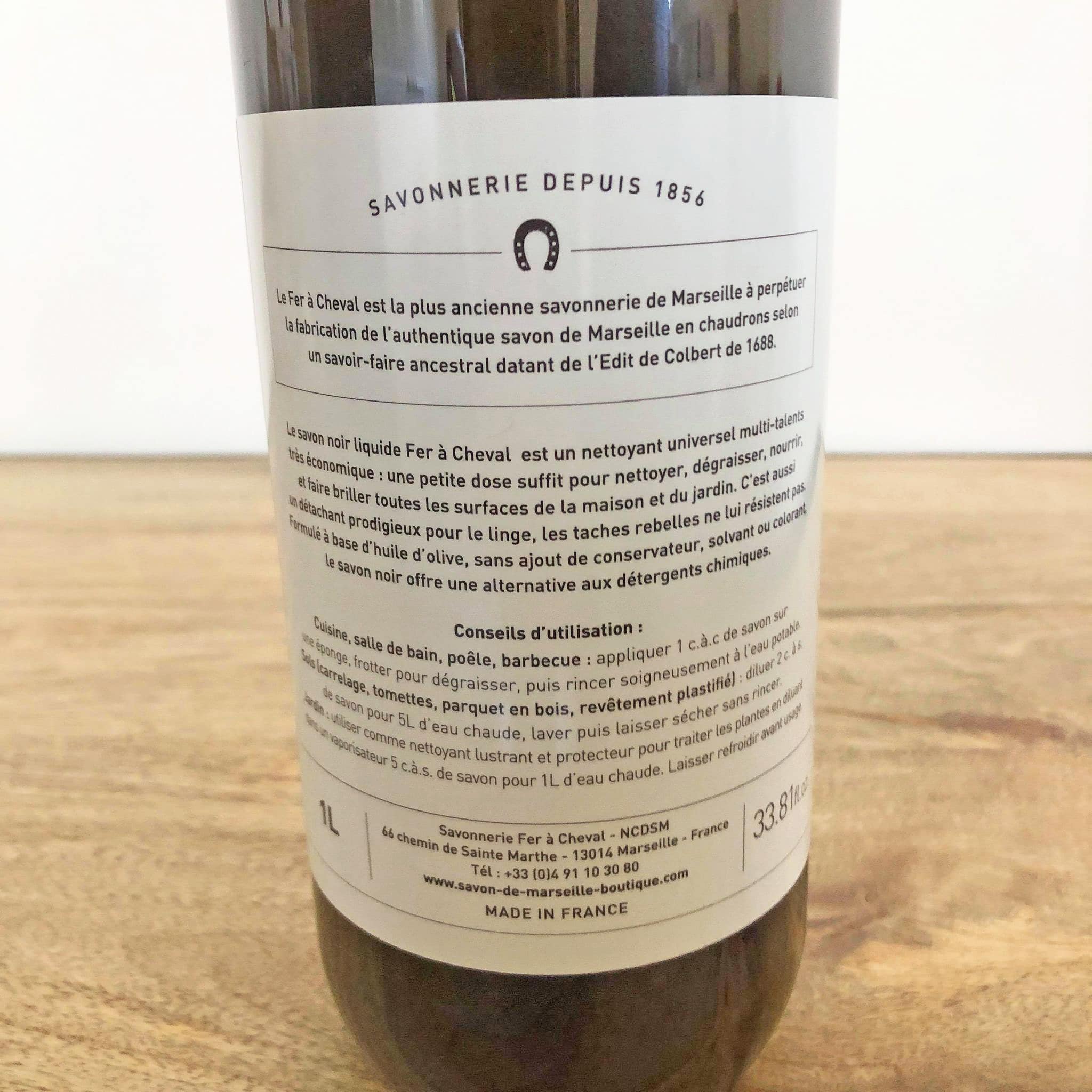 Savon noir liquide menager naturel – 1L – Image 2