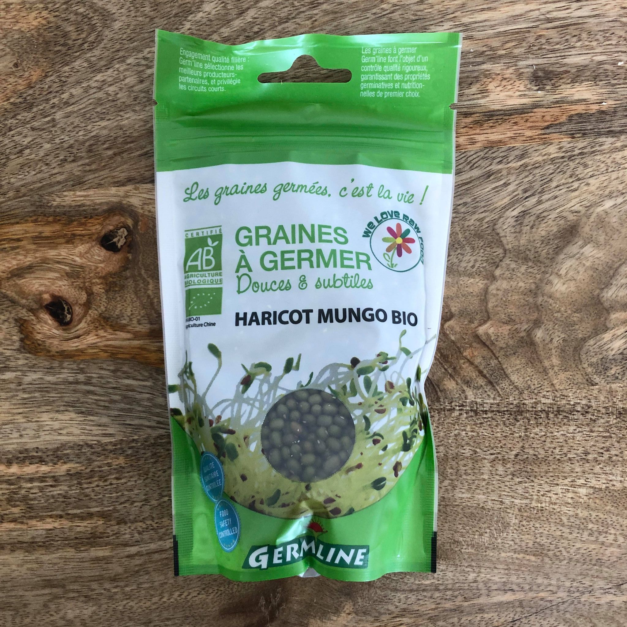 Graines à germer- HARICOT MUNGO BIO