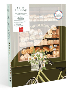 Kit peinture au numéro Boulangerie Parisienne 24,5 cm x 32,5 cm