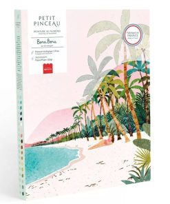 Kit peinture au numéro Bora Bora 24,5 cm x 32,5 cm