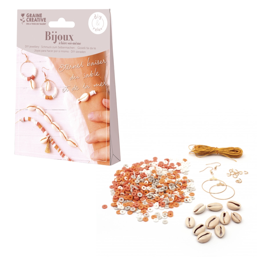 KIT DIY : Bijoux coquillage à faire soi-même – Image 2