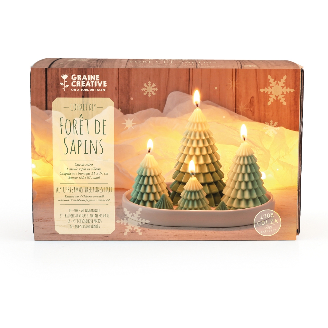 Kit DIY Bougies Forêt de sapins – Image 2