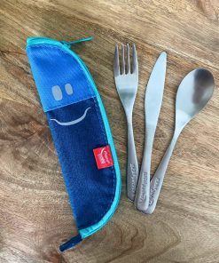 Set de couverts réutilisables et son étui