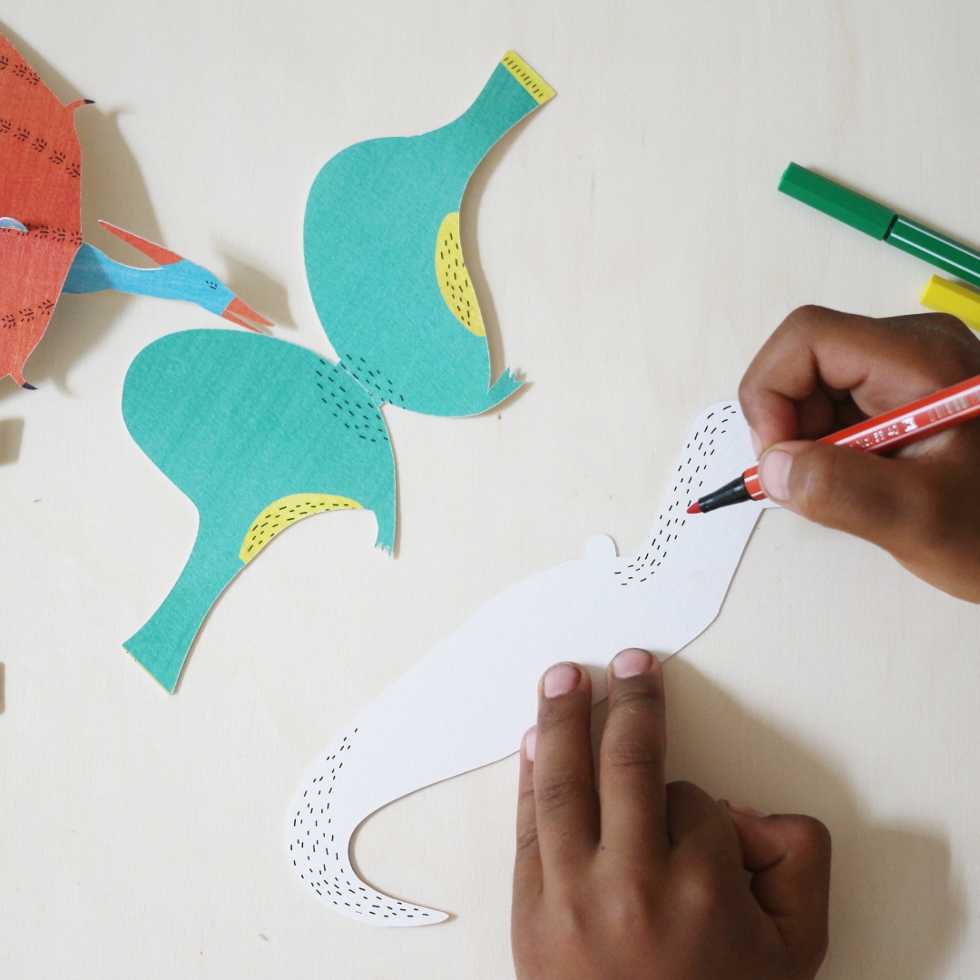 Kit créatif : 6 dinosaures à construire – Image 2