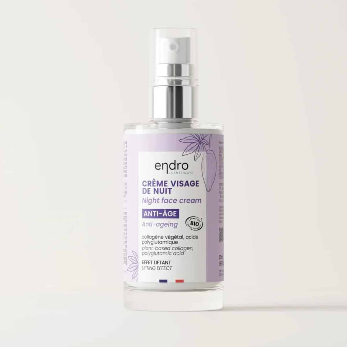 Crème de nuit visage Anti-âge – BIO