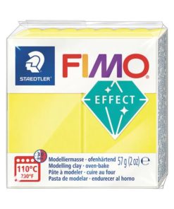 Pâte FIMO – Jaune Fluo 101