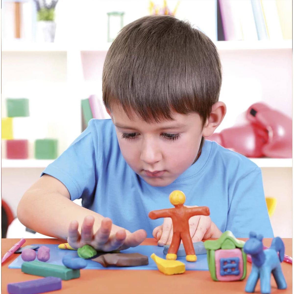 Pâte à modeler végétale rouge – Image 3