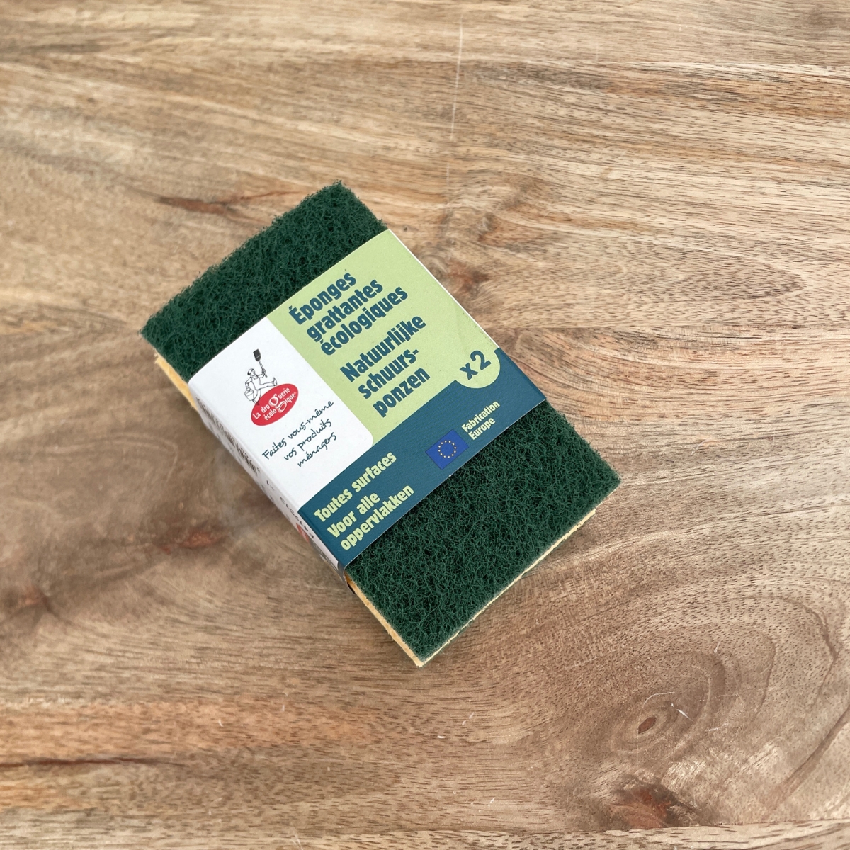 Lot de 2 éponge grattantes écologiques – Image 2