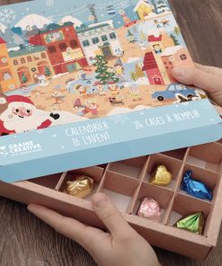 Kit pour faire son propre calendrier de l&rsquo;Avent – 24 cases à remplir