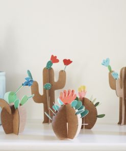 Kit créatif : 6 cactus à construire