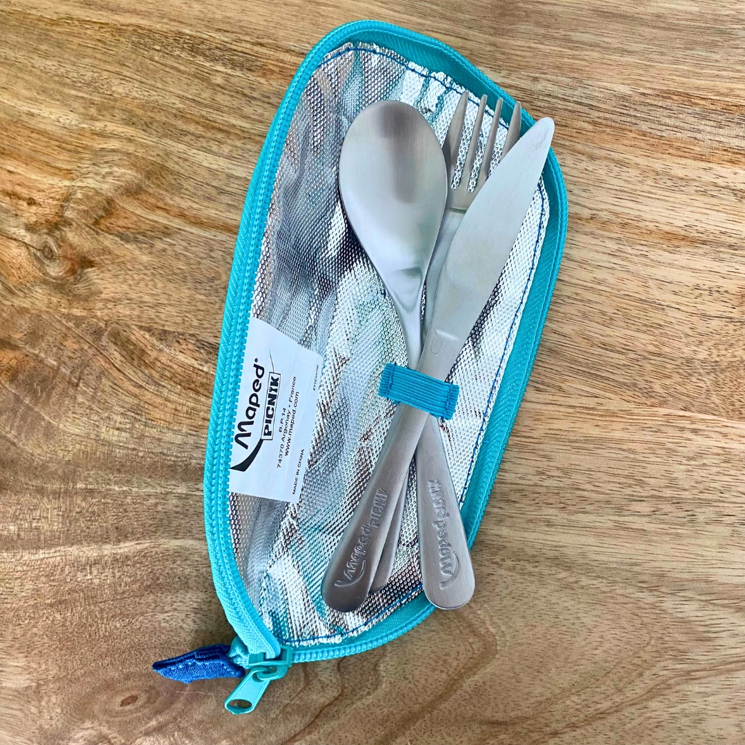 Set de couverts réutilisables et son étui – Image 3