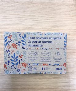 Duo savons surgras & porte-savon aimanté