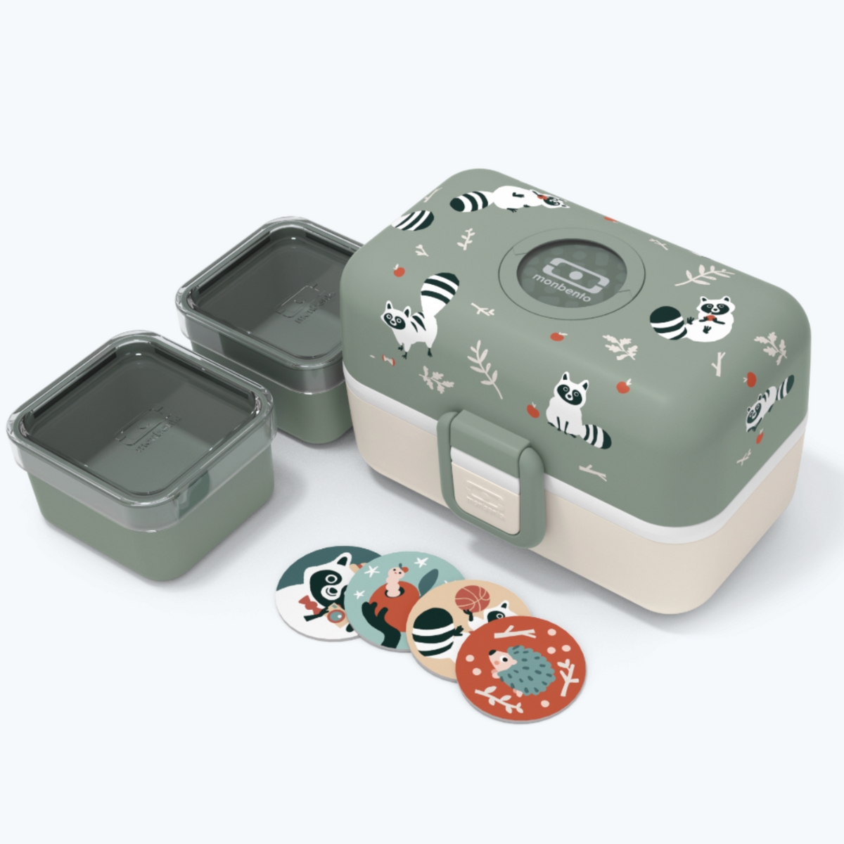 Monbento | Lunchbox – Vert Raccoon – Image 4