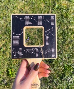 Cadre explorateur ciel étoilé