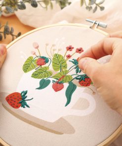 Kit broderie : Fraise des bois