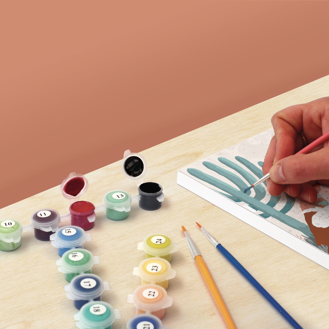 Peinture par numéros 20×30 cm – Cactus – Image 2