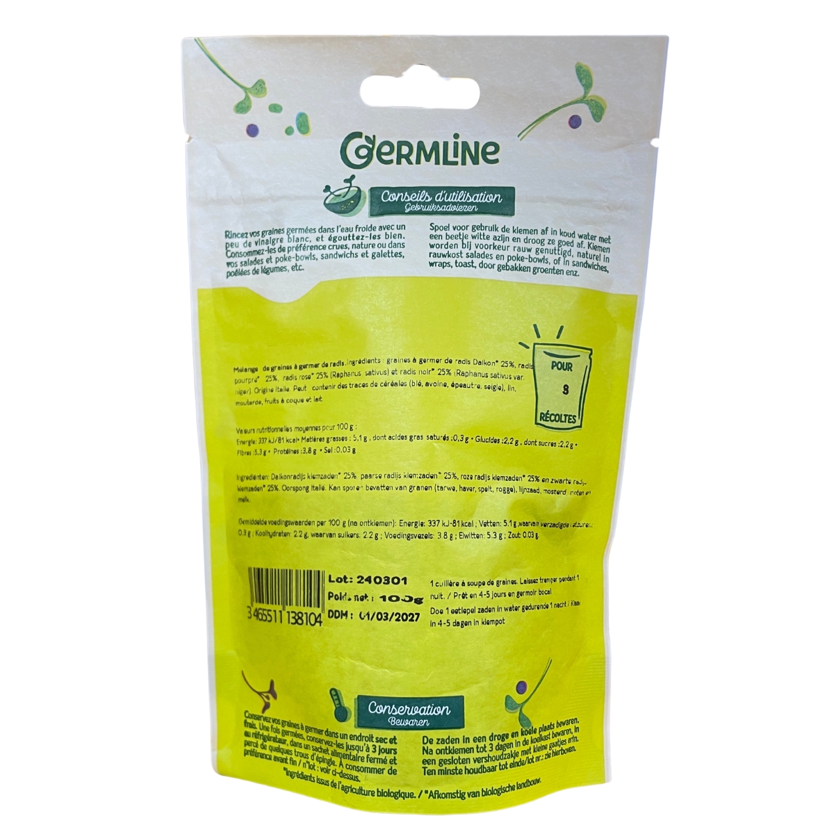 Graine à Germer – Mix 4 Radis – Image 2