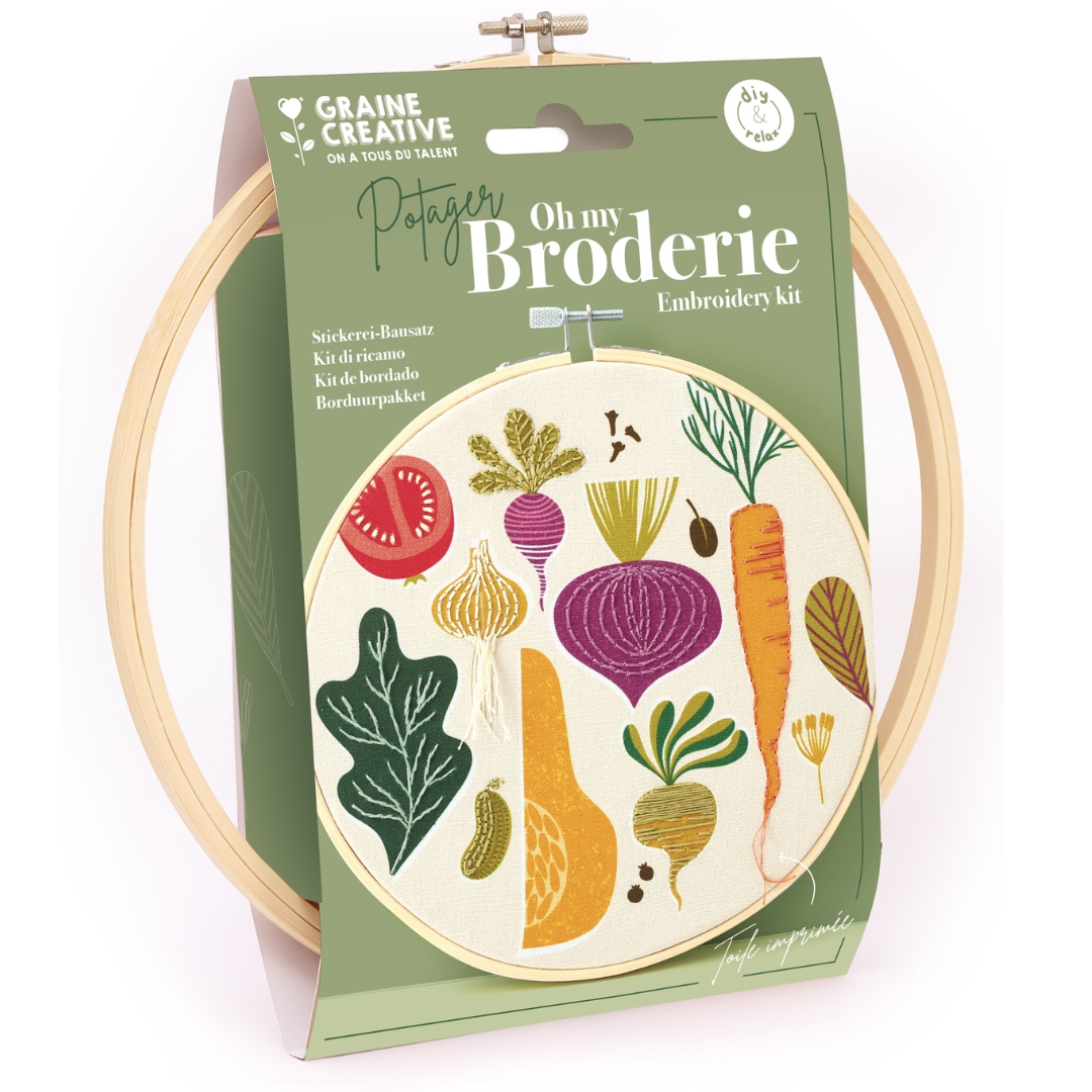 Kit broderie : Potager – Image 4