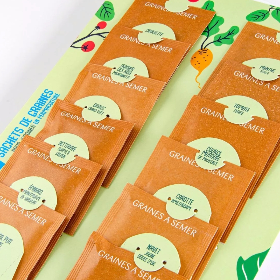 Livre 12 sachets de graines : Je jardine en permaculture – Image 5