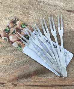 Lot de 6 Fourchettes à Escargots