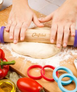 Rouleau à pâtisserie avec anneaux ajustables – ChefClub