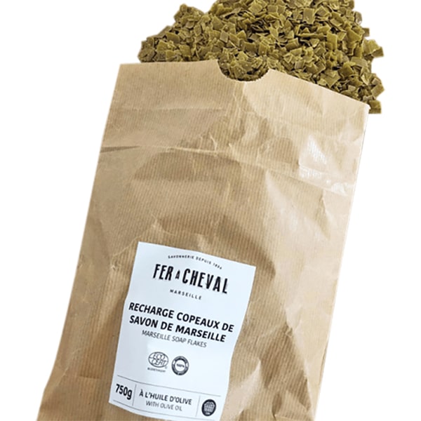 Copeaux de savon de Marseille olive en vrac (recharge) – 750 g – Image 2