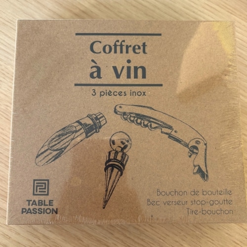 Coffret à vin inox – 3 pièces – Image 3