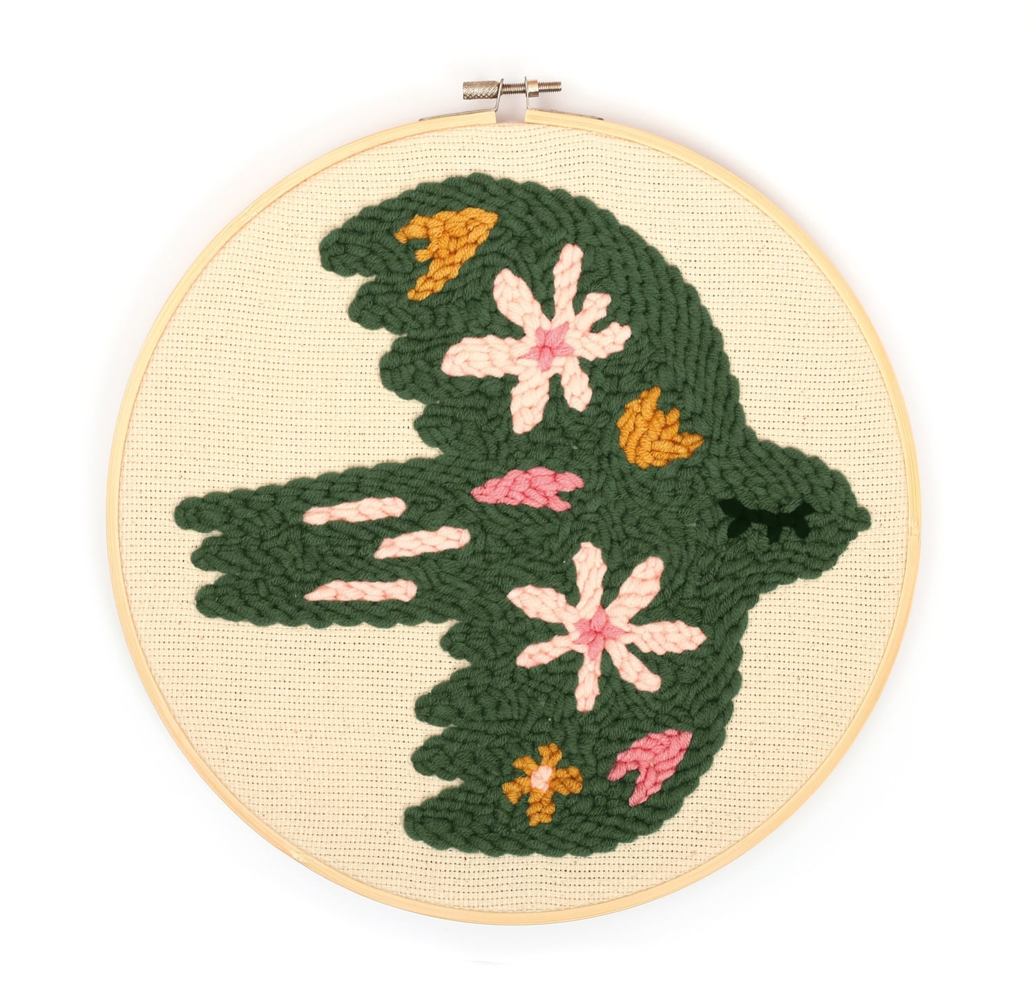 Kit DIY déco oiseau en punch needle – Image 2