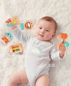 Coffret sensoriel en bois pour bébé