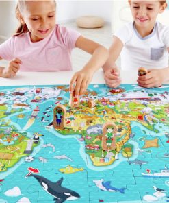 Puzzle d&rsquo;observation « Le tour du Monde »