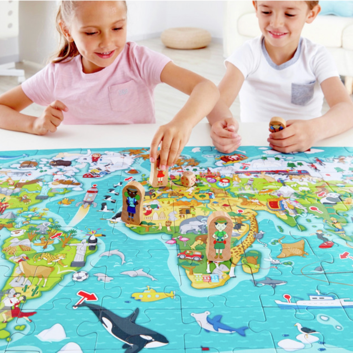Puzzle d’observation « Le tour du Monde »