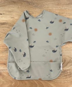 Bavoir à manche longue – Origami